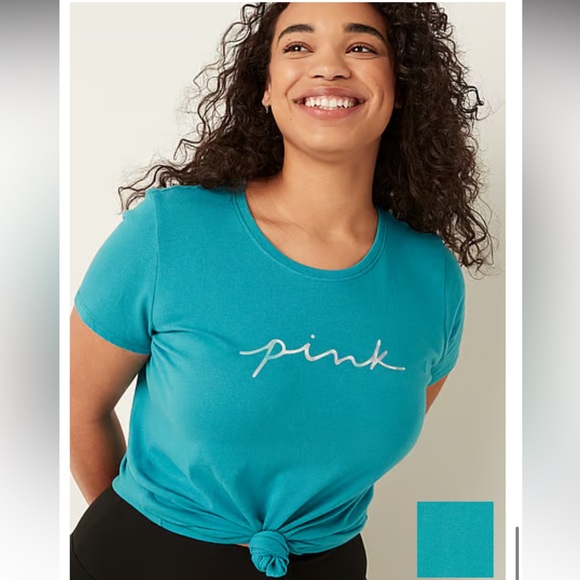 PINK Victoria's Secret Tops - PINK by Victoria secret  halve-sleeved T-shirt